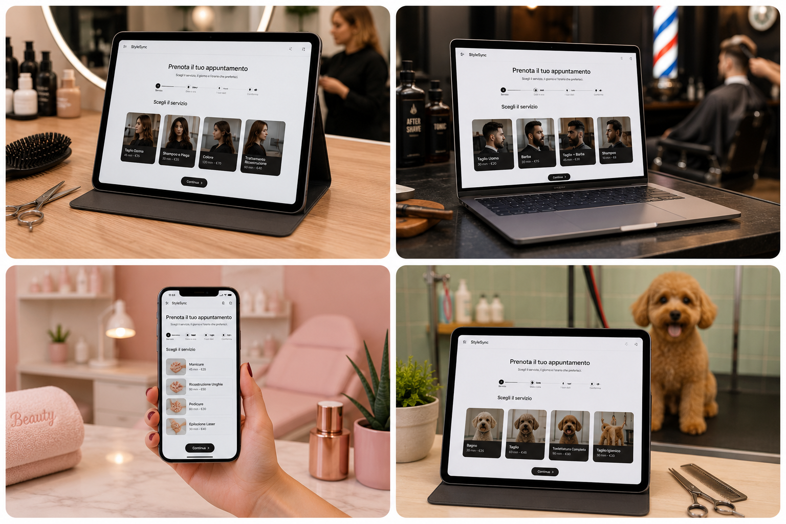 Prenotazione appuntamenti online per diversi settori